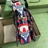日本未入荷アディダス×グッチ 偽物 ホースビット1955 ショルダーバッグ 602204UVG0G4168