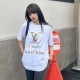 目を惹くカラールイヴィトン 偽物 ロゴ コットン Tシャツ vul14296