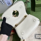 可愛いグッチ ラウンド GGロゴ ミニショルダーバッグ コピー 698643UXXAG8365