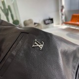 セール新作​ルイヴィトン 偽物 レザー バイカー ジャケット ブラック vux74927