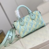 定番​ルイヴィトン ショルダーバッグ 偽物 ポシェット ナノスピーディ 緑 M81625