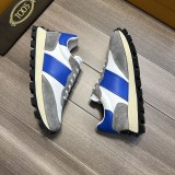 《大人気》TODS スーパーコピー スエード＆ファブリックスニーカー toq41241