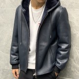 人気No1 ベルルッティ 取り外し可 ファー付 レザージャケット偽物 bef82849