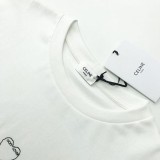 送料込国内発送セリーヌ コットンメッシュオーバーサイズ Tシャツ 偽物 Cen34212
