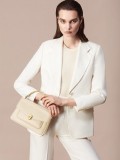 送料込【ブルガリ】新色! SERPENTI FOREVER 白 ナッパ ハンドバッグ Buy87368