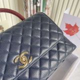 21-22AW 大人気♪シャネル 偽物 キャビアスキン ショルダーバッグ shz55522