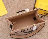 可愛いフェンディ サンシャイン 偽物 ミディアム コットンクロシェ ショッパー fer72894