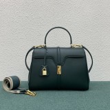 ☆超人気☆セリーヌ 16（セーズ） コピー ミディアム ショルダーバッグ グリーン【3サイズ】 Cem85504