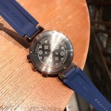 新作 ルイヴィトン タンブール 偽物 クロノグラフ 41mm vui59789