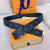 超話題!ルイヴィトン 偽物 サンチュール・モノグラム プリント 40MM リバーシブルベルト vua19312