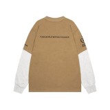 希少色バレンシアガ WFP ダブルスリーブTシャツ 長袖 偽物 6色 698089TMVL21070