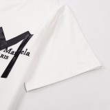 世界中で大人気♪メゾンマルジェラ ロゴ ホワイトTシャツ 偽物 Maa04954