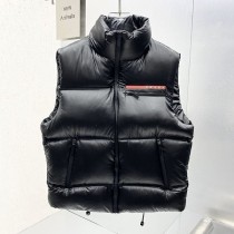追跡付◆プラダ◆クロップド カシミヤ パファーベスト 偽物 puv53986