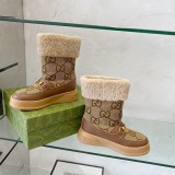 グッチ 偽物 もこもこ ショートブーツ 入手困難品！ guc29223