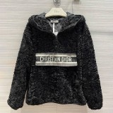 春もの新作 人気ディオール パーカー コピーアノラック フリース フード ジップ dew74339