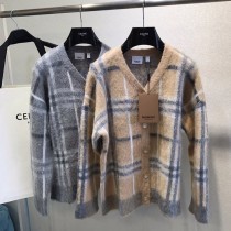 21-22AW バーバリー チェック柄 オーバーサイズ ニットセーター コピー Bal92979