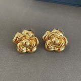 大人気！シャネル ピアス 偽物 メタル & ラムスキン cc カメリア shx78192