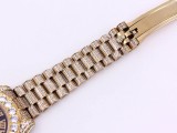 人気No1 ロレックス コピー 腕時計 デイトジャスト 41mm パープル メンズ 全面ダイヤ roq92710