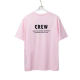 完売必至バレンシアガ CREWロゴ Tシャツ スーパーコピー ピンク bad01870