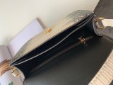 入手困難ルイヴィトン LVポント9 偽物 ショルダーバッグ M55958 ホワイトリザードパターン