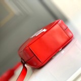 21-22AW 新作 シュプリーム ​ルイヴィトン ショルダーバッグ コピー Leather Danube PM Shoulder Bag Red 赤 vue71778