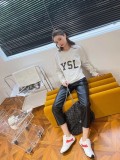 超話題!サンローラン トレーナー 偽物 YSL スウェットシャツ 666979Y36IP9766