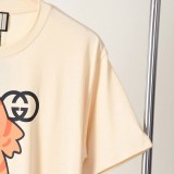 目を惹くカラー グッチ プリント コットン Tシャツ スーパーコピー gua50728