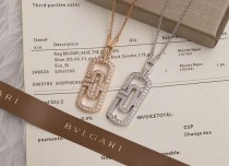 定番 可愛い ブルガリ ダイヤ ネックレス コピーN級品 S360 Bui17374