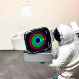 セール新作 アップルウォッチ コピー シリーズ 8 45mm ホワイト ミッドナイトアルミニウムケースとスポーツバンド goy14765