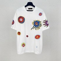 絶対欲しい！ルイヴィトン × 草間彌生 フェイスプリントTシャツ 偽物 1AB85A