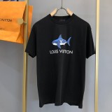 入手困難☆​ルイヴィトン Tシャツ 偽物 ウォーターカラーモノグラム☆ロゴ vuo17602