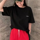 すぐ届く セリーヌ コットン ジャージー Tシャツ ロゴ Ceg93912