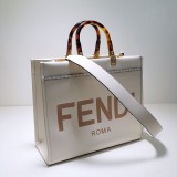 累積売上総額第１位！フェンディ サンシャイン 偽物 レザーショッパーバッグ fep47883
