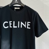 セリーヌ コットン Tシャツ 偽物 ロゴ 4色 Cen43902