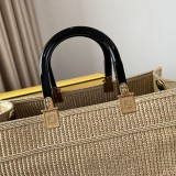 すぐ届く フェンディ ミディアム サンシャイン コピー ラフィア バッグ かご feo55720