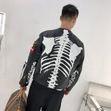 春もの新作シュプリーム 偽物 革のジャケット Vanson Leather Bones Jacket Shg54235
