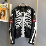春もの新作シュプリーム 偽物 革のジャケット Vanson Leather Bones Jacket Shg54235