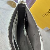 日本未入荷フェンディ 偽物☆FFファブリック スリム クラッチバッグ 7VA564AJJ4F1HR7