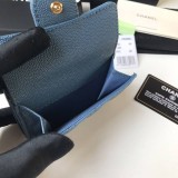 21AW新作 新色☆希少 シャネル 折り財布 コピー キャビアスキン shx85326