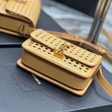 サンローラン ソルフェリーノ box 偽物 ウィッカー ショルダーバッグ Sac07398