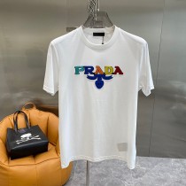 プラダ コピー ロゴ刺繍 Tシャツ pup99952