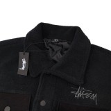ステューシーコピー激安 SHERPA ロゴ もこもこシェルパジャケット sud62697