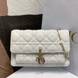 大人気! LADY ディオール チェーンポーチ コピー カナージュ ラムスキン der56576