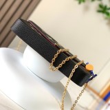 ルイヴィトン ショルダーバッグ 偽物 モノグラム アンプラント ポシェットフェリシー ミニバッグ M80482
