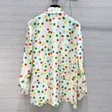 【ルイヴィトン コピー】LV × YK 草間彌生 ドット マスキュリンシャツ 1AB7ZH