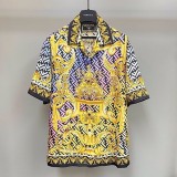 フェンダーチェ シルク シャツ フェンディ× ヴェルサーチェ 上下セット fej89742