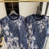21-22AW ​ルイヴィトン Tシャツ 偽物 モノグラムタイ & ダイプリンテッド 1A99VL