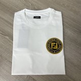 入手困難フェンディ アジュール刺繍FF 長袖クルーネック Tシャツ 偽物 2色 fee86210