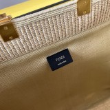 すぐ届く フェンディ ミディアム サンシャイン コピー ラフィア バッグ かご feo55720