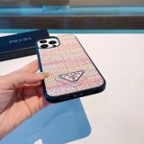 【お洒落★】プラダ iPhone13/14Proケース コピーNEW♪ロゴ付き pun39073